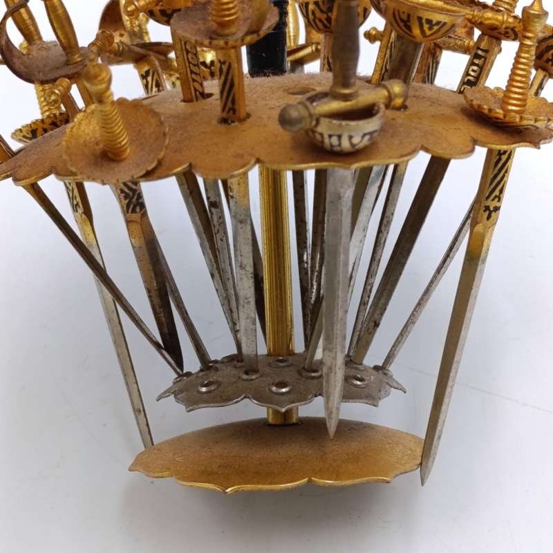 Vintage Toledo fondue sword set with only 20 of the 2 swords
