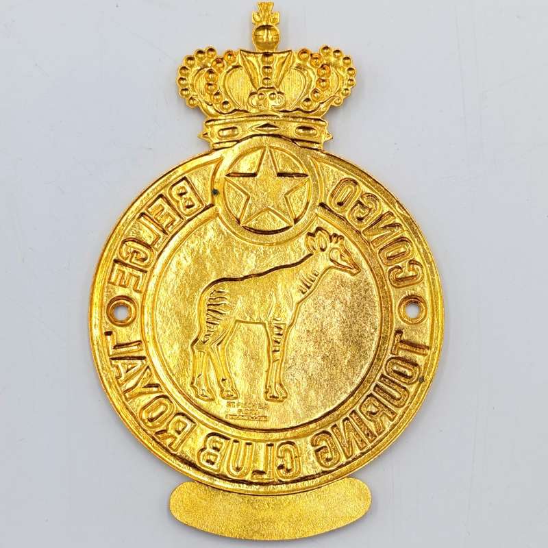 Belgium Congo Royal Touring club car badge with some window decals