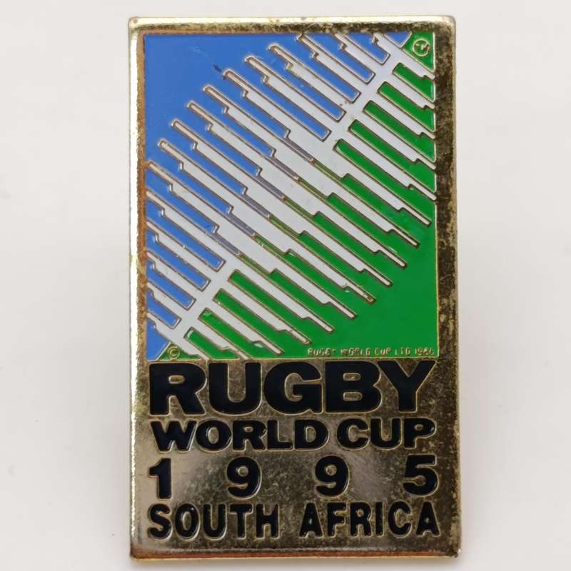 1995 Rugby World Cup South Africa pin badge