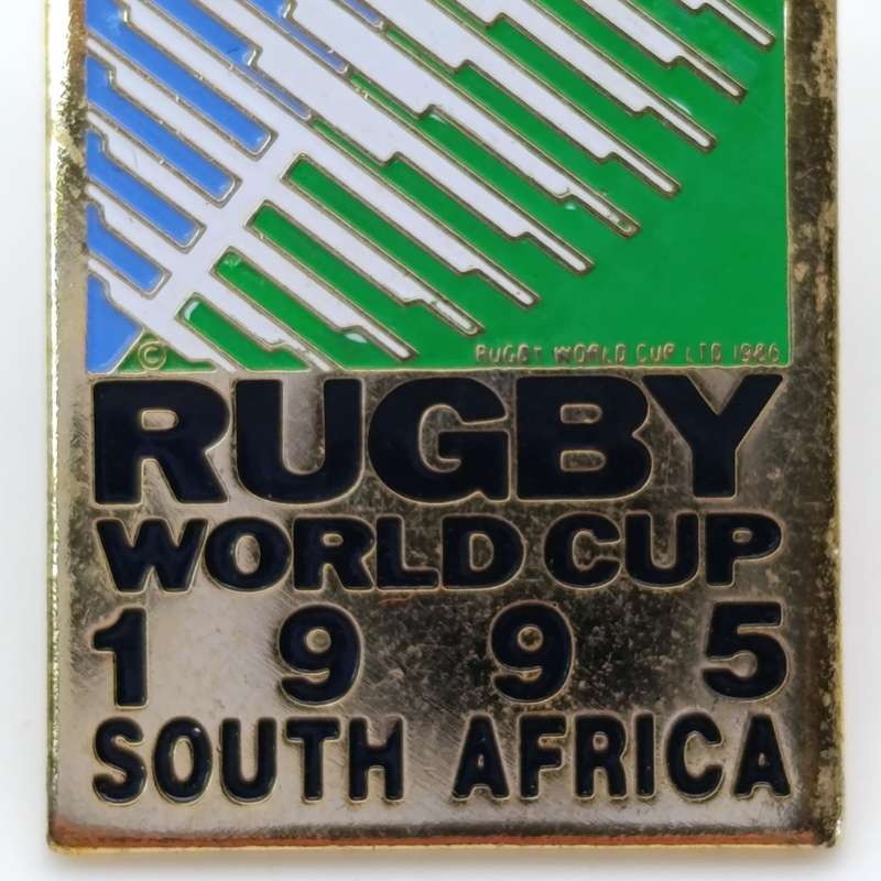 1995 Rugby World Cup South Africa pin badge