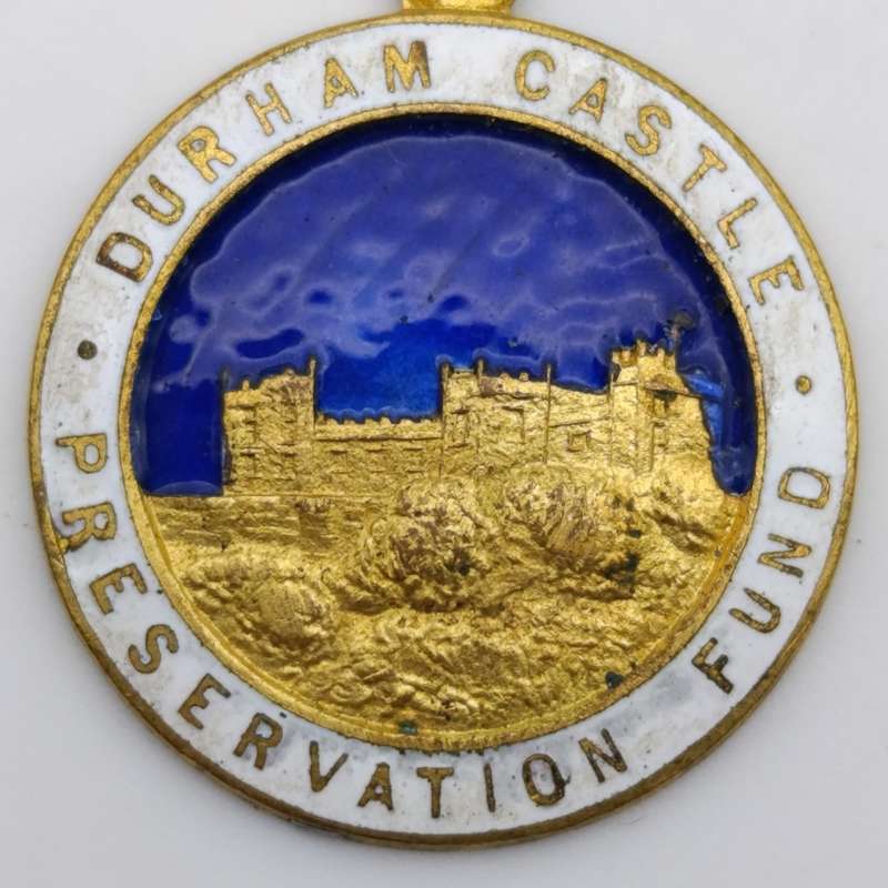 Vintage Durham Castle Preservation Fund medallion