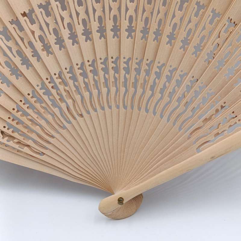 Vintage wooden Chinese hand fan