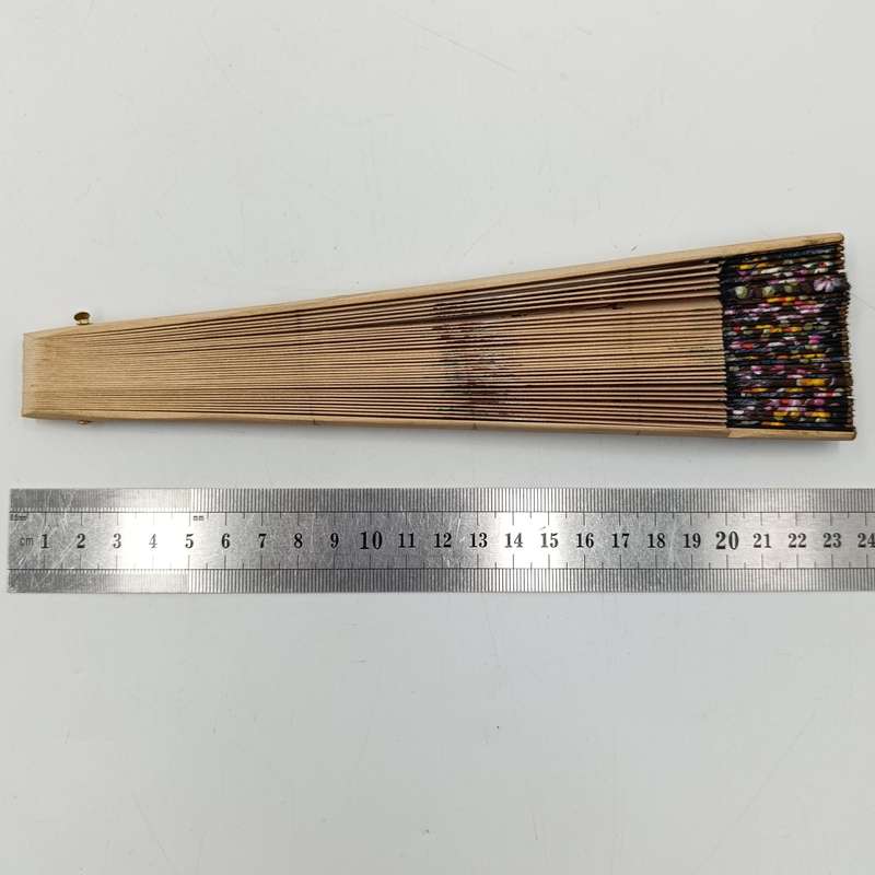Vintage wooden Chinese hand fan
