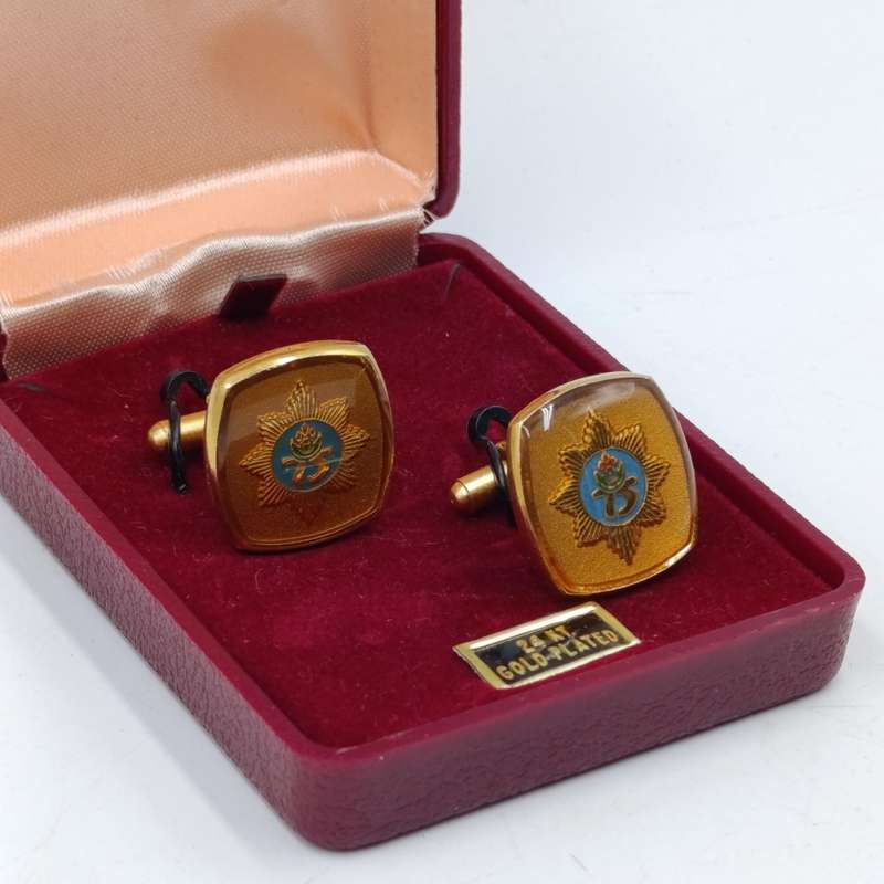 Vintage SA Police 75 Years Commemorative cufflinks
