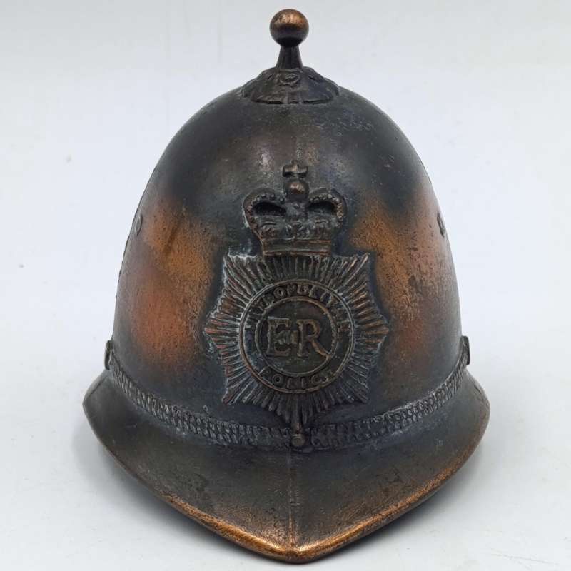 British Metropolitan Police Helmet shaped bell