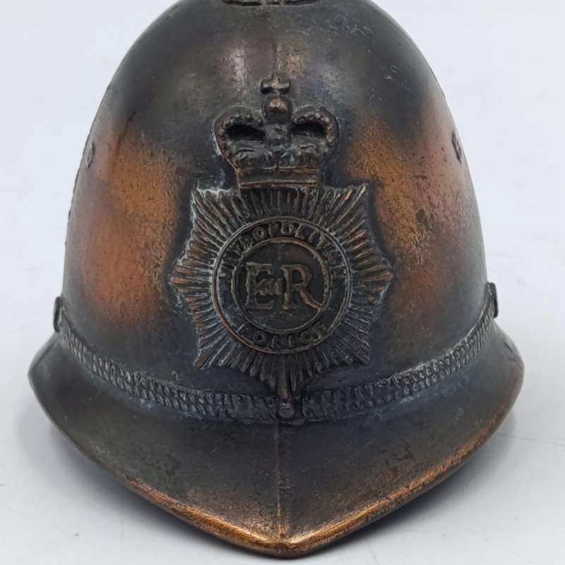 British Metropolitan Police Helmet shaped bell