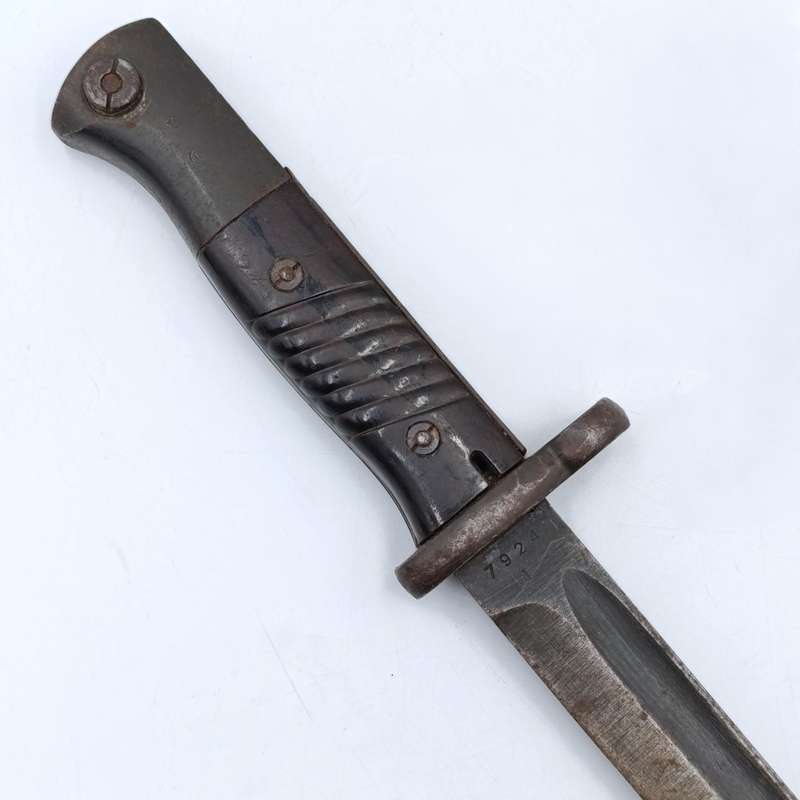 WW2 German Cof 44 K98 rifle bayonet - no sheath - Serial 7924d