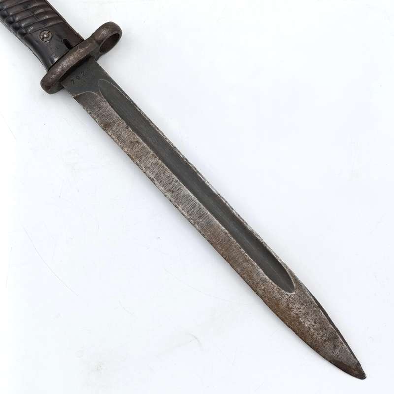 WW2 German Cof 44 K98 rifle bayonet - no sheath - Serial 7924d