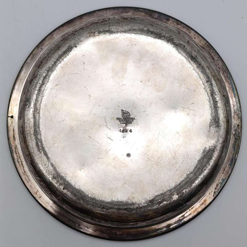 Antique Walker and Hall silverplated Britannica Metal serving dish with lid