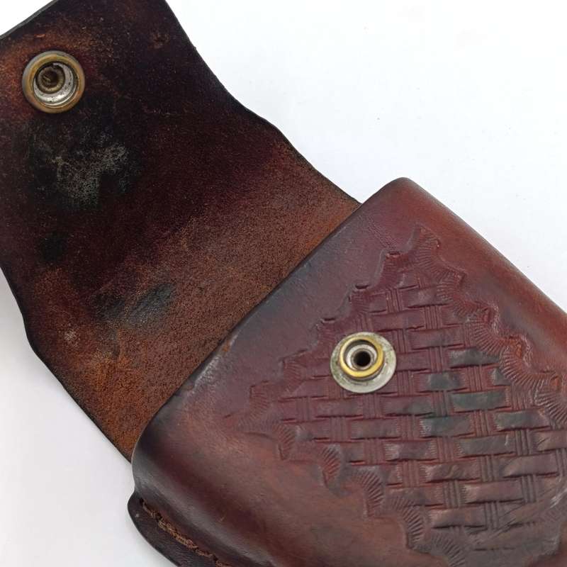 Vintage Leather pouch for handcuffs