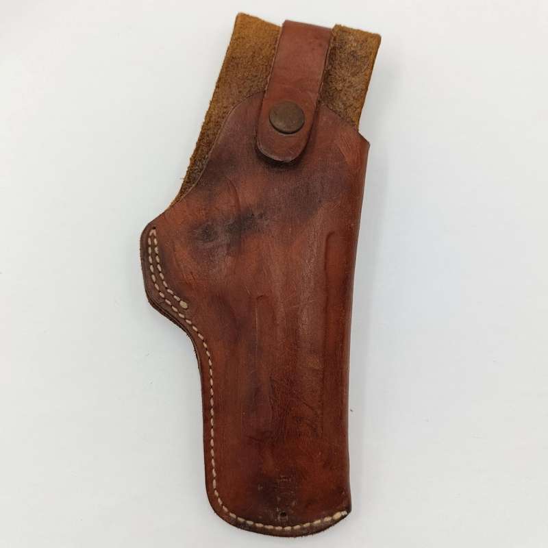 Vintage Police leather gun holster - for pistol