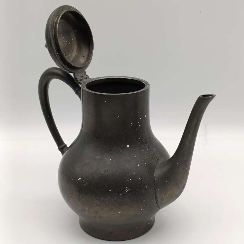Vintage Metawa Holland Dutch pewter coffee set - Coffee pot, milk jug and sugar bowl