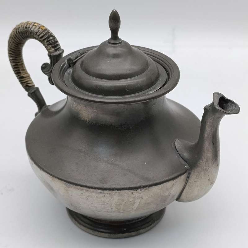 Vintage CK Holland Pewter coffee and tea set with tray