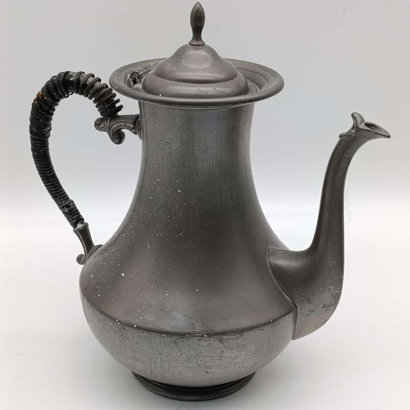 Vintage CK Holland Pewter coffee and tea set with tray
