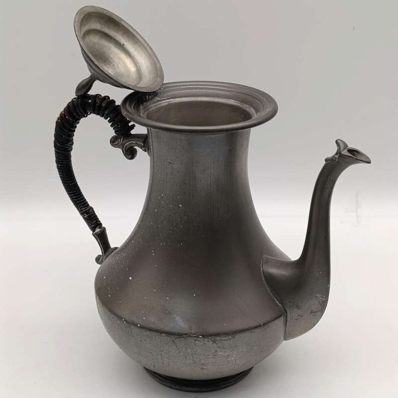 Vintage CK Holland Pewter coffee and tea set with tray