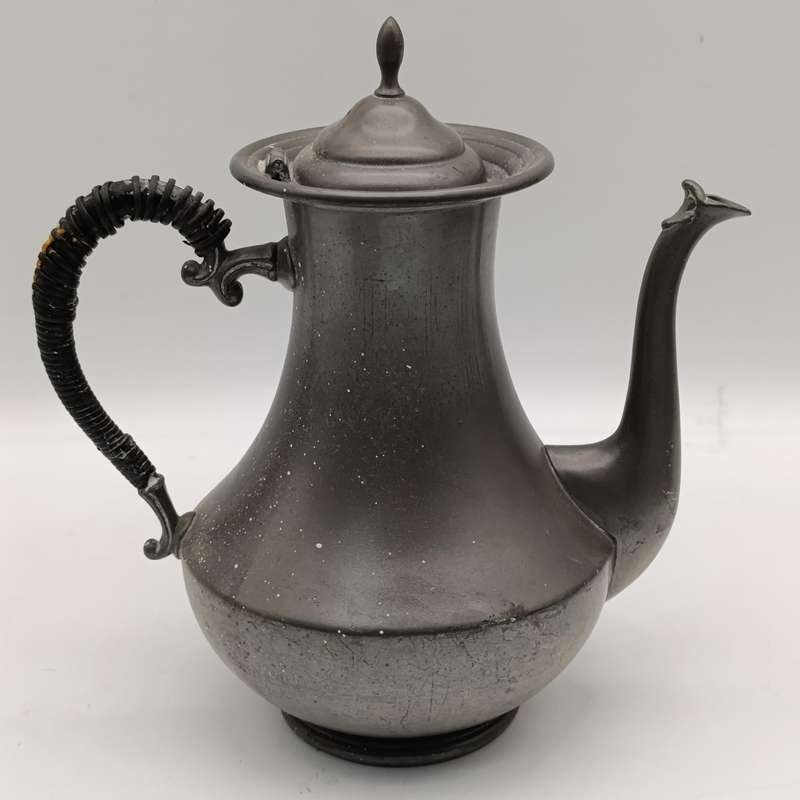 Vintage CK Holland Pewter coffee and tea set with tray