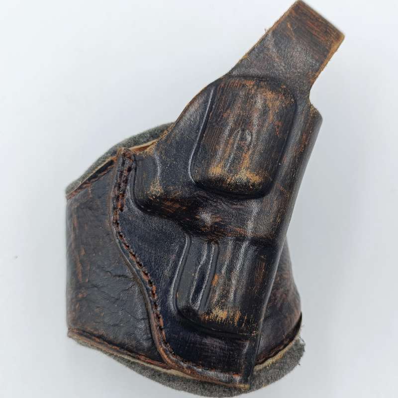 Vintage ankle holster for 38 snub nose revolver - clip missing