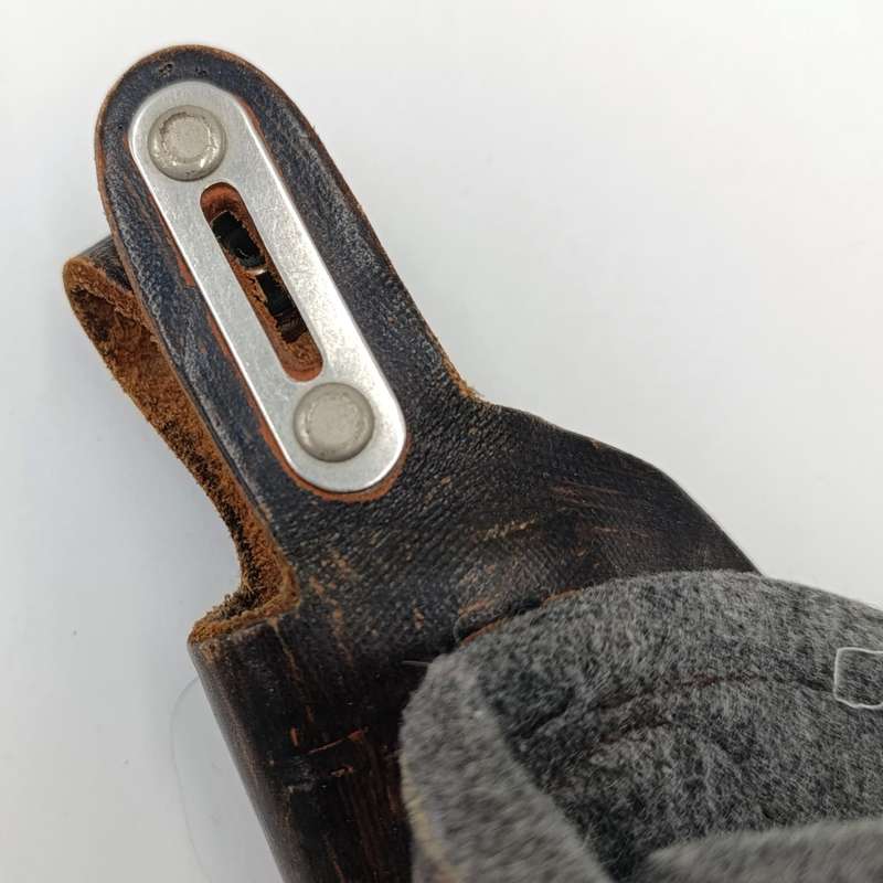 Vintage ankle holster for 38 snub nose revolver - clip missing