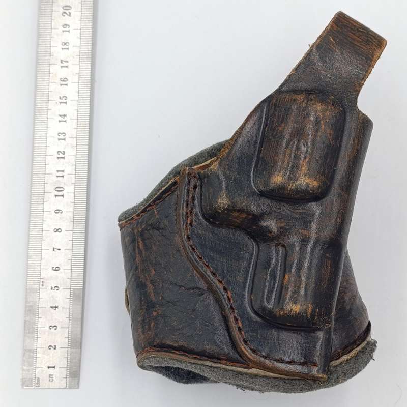 Vintage ankle holster for 38 snub nose revolver - clip missing