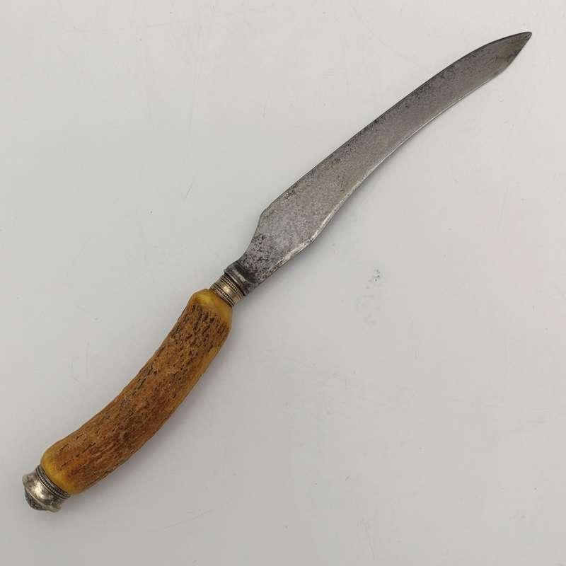 Antique Lockwood Brothers carving set in wooden case