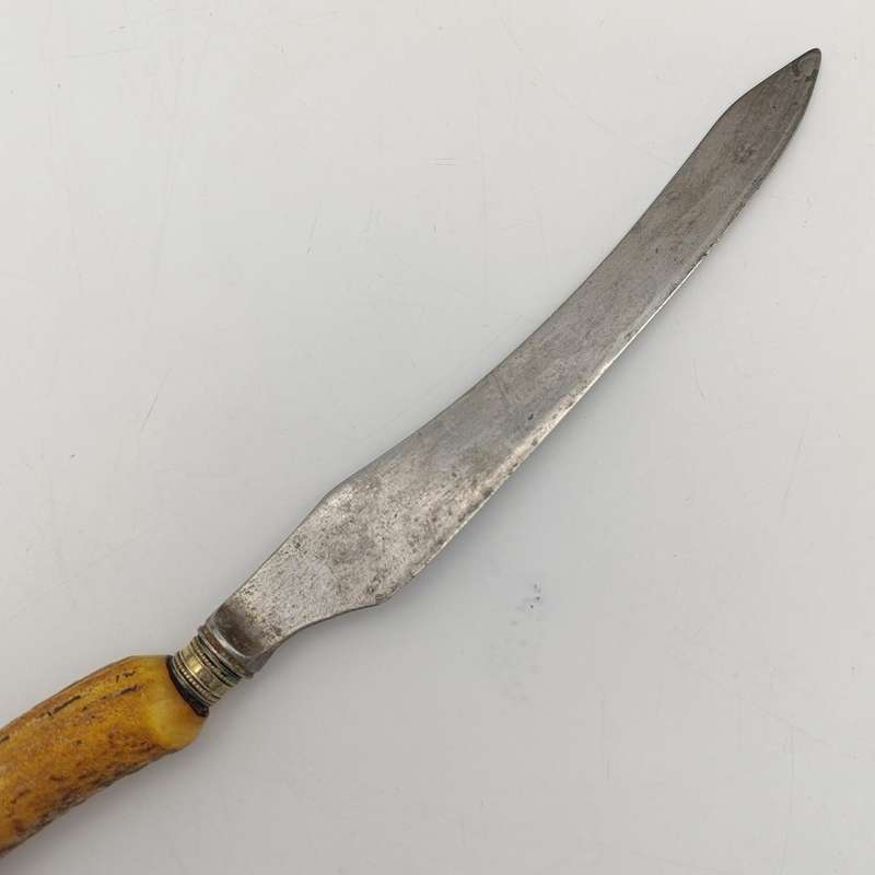 Antique Lockwood Brothers carving set in wooden case