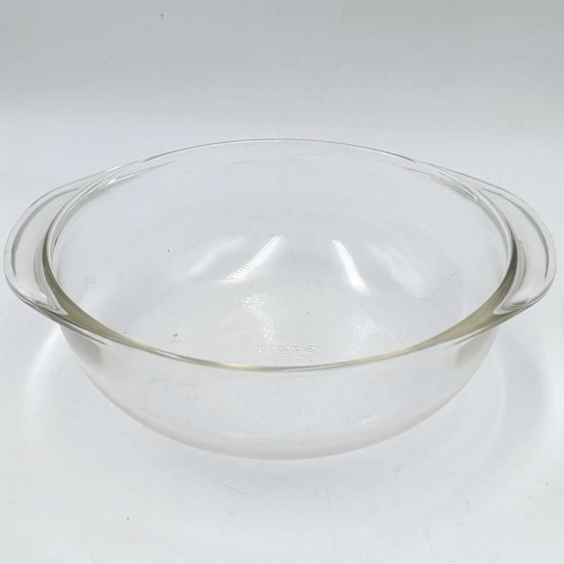 Vintage silverplated serving bowl with Pyrex glass inner and lid
