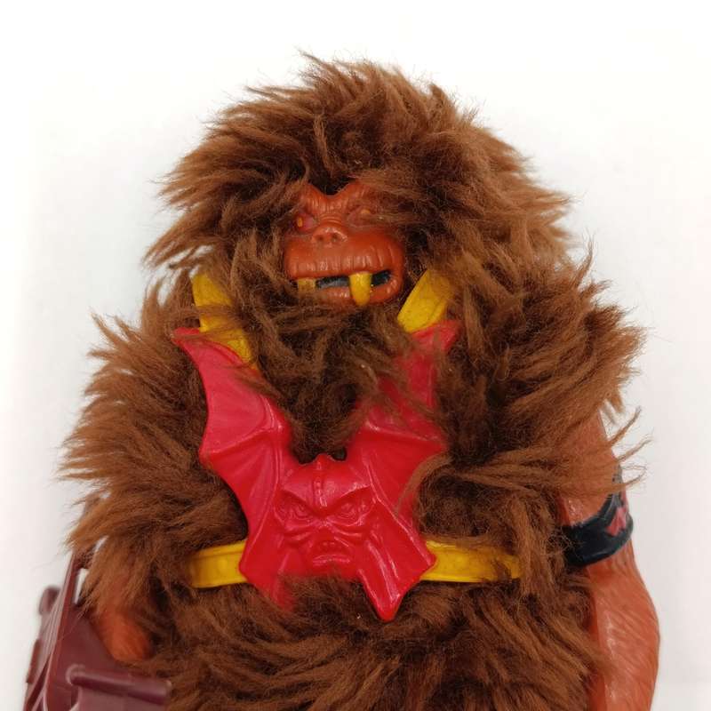 Vintage Masters of the Universe Grizzlor action figurine with weapon