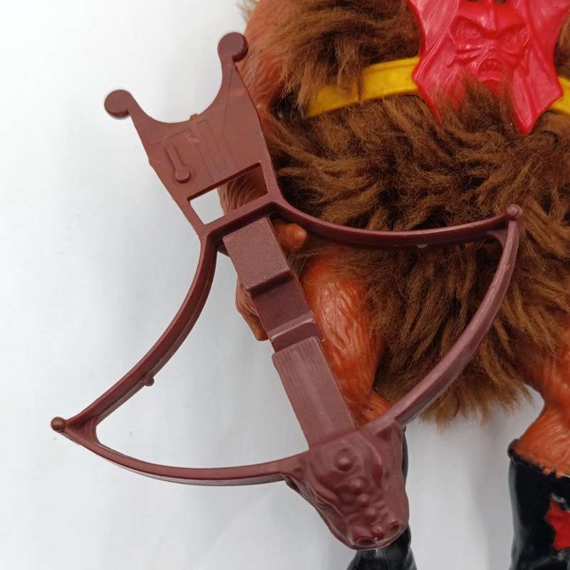 Vintage Masters of the Universe Grizzlor action figurine with weapon