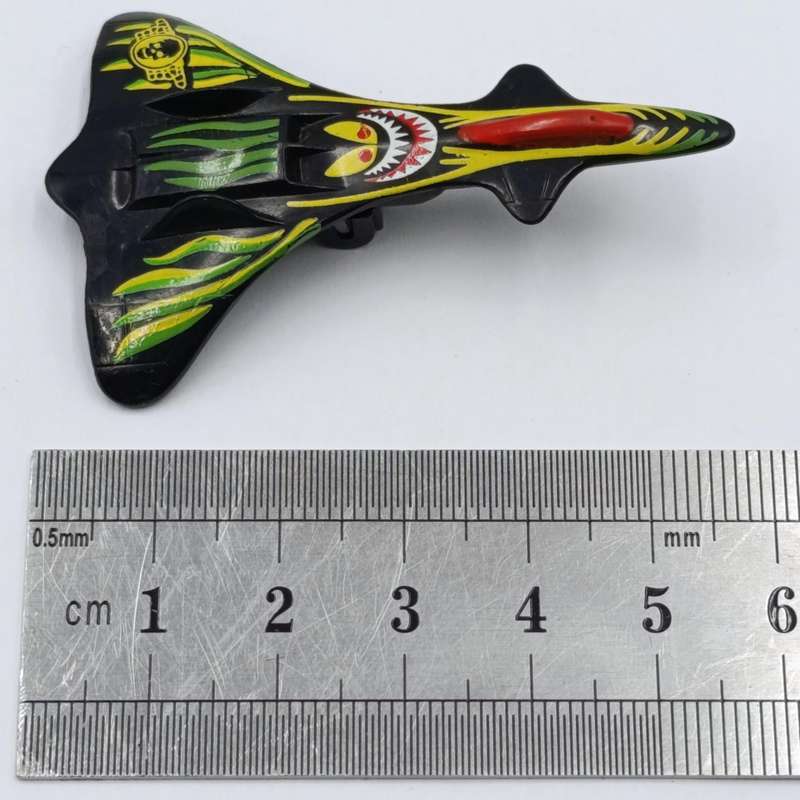 Set of 3 vintage Matchbox Ring Raiders skull squadron jet planes - 2 ring sticks missing