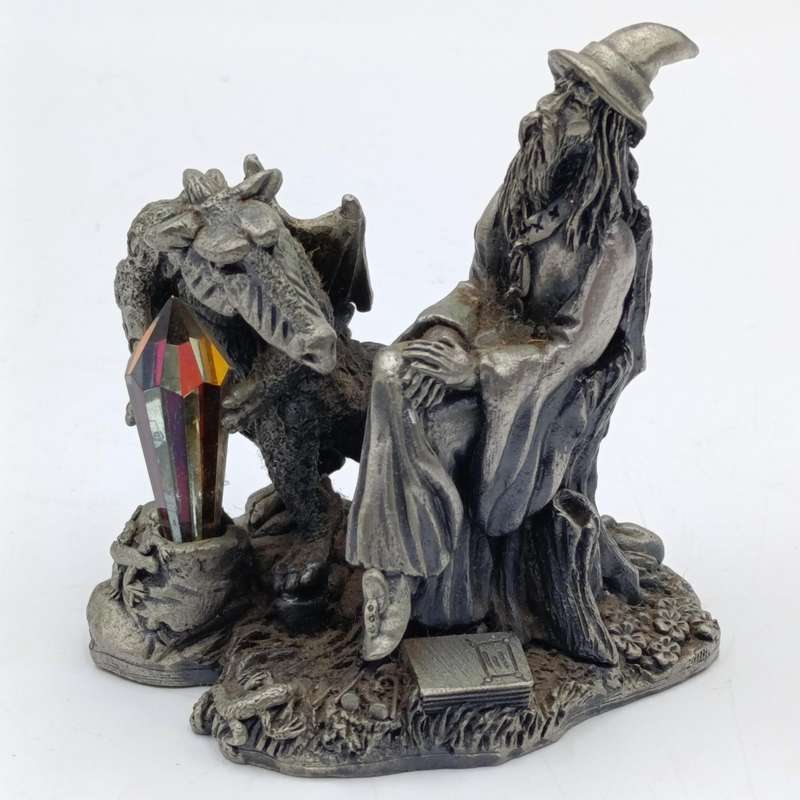 The Tudor Mint meth and Magic #3113 Mischevious Aragon figurine in box