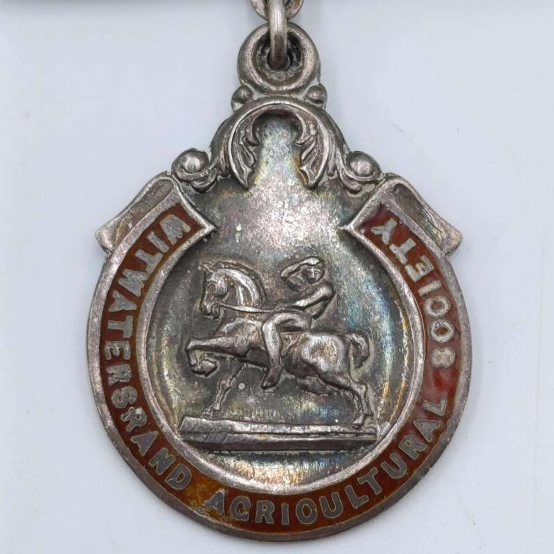 Witwatersrand Agricultural Society Life Member sterling silver medal