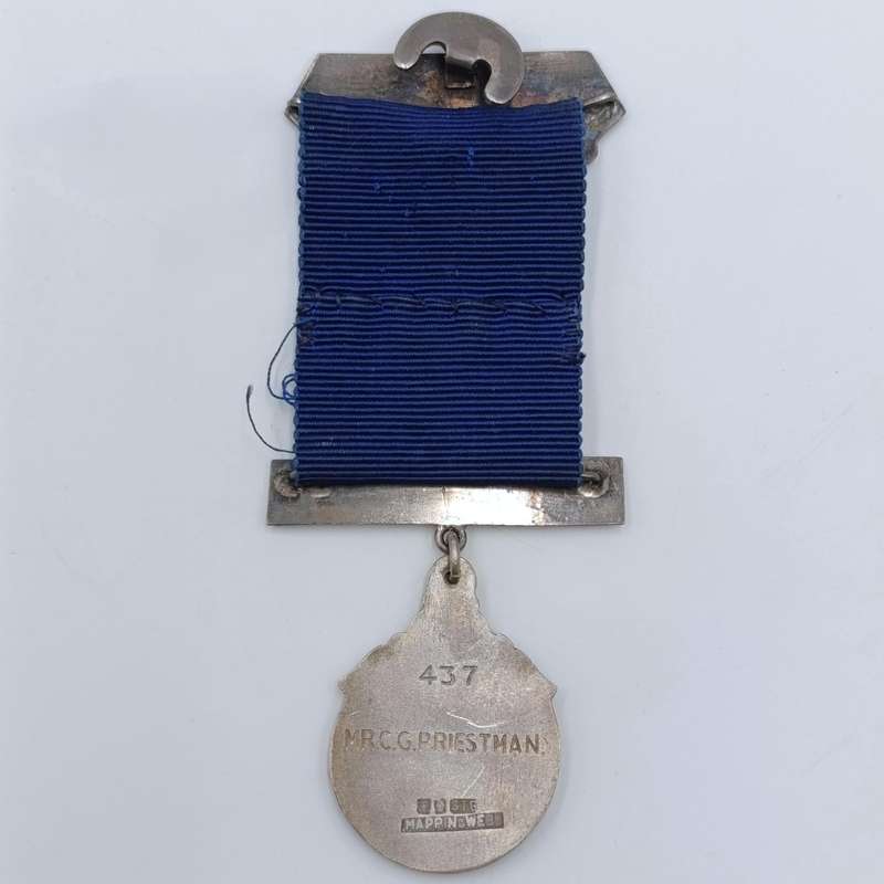 Witwatersrand Agricultural Society Life Member sterling silver medal