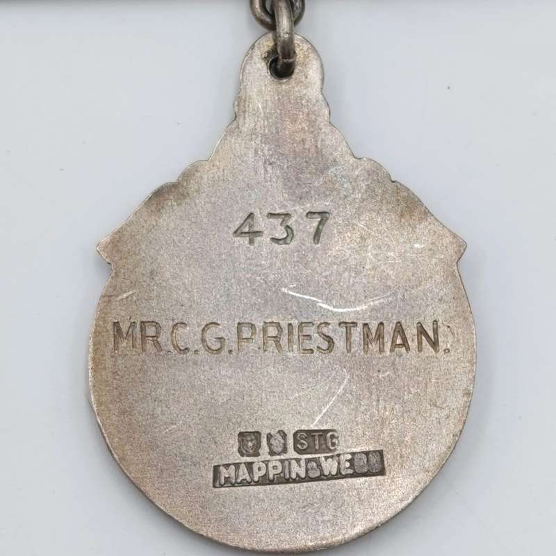 Witwatersrand Agricultural Society Life Member sterling silver medal