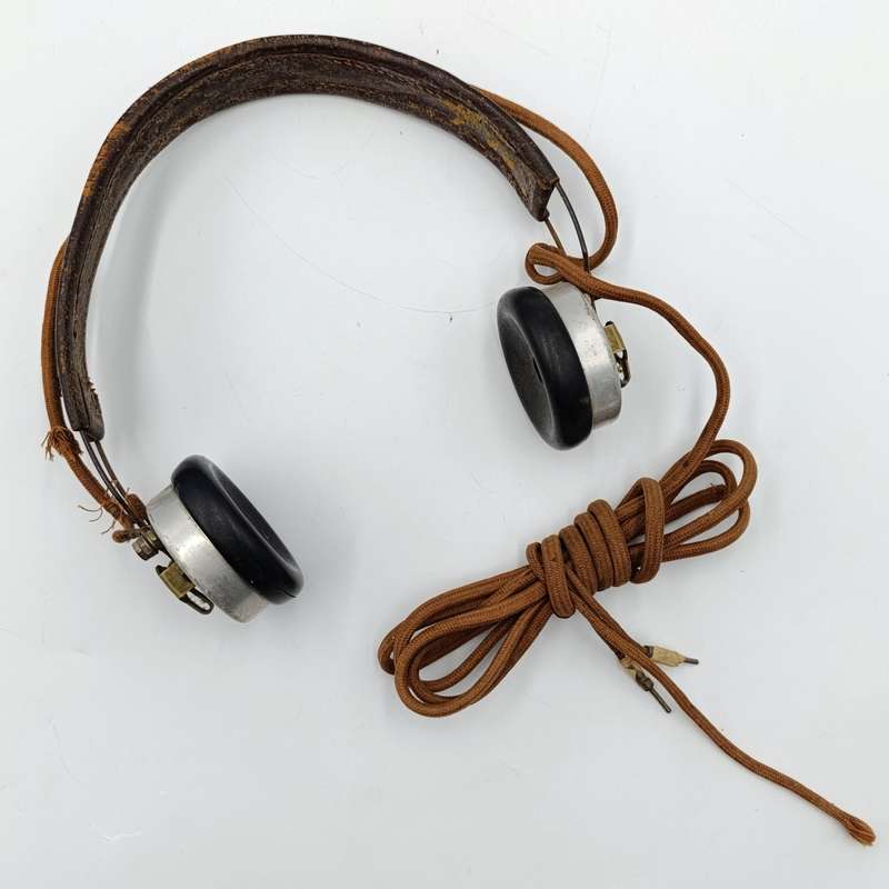 Vintage General Electric head phones