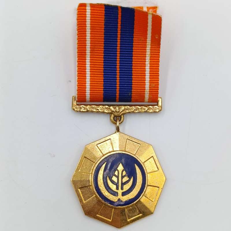 SADF Pro Patria medal #46847 issued to Cpl K.H Knorr - with box - swivel type