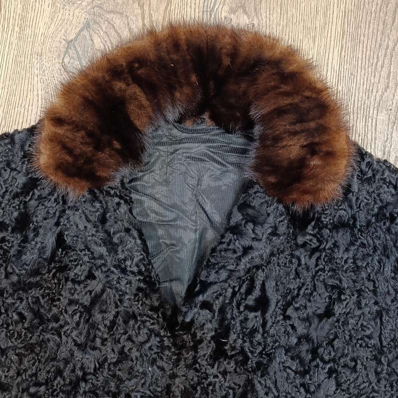 Vintage Karakul fur coat