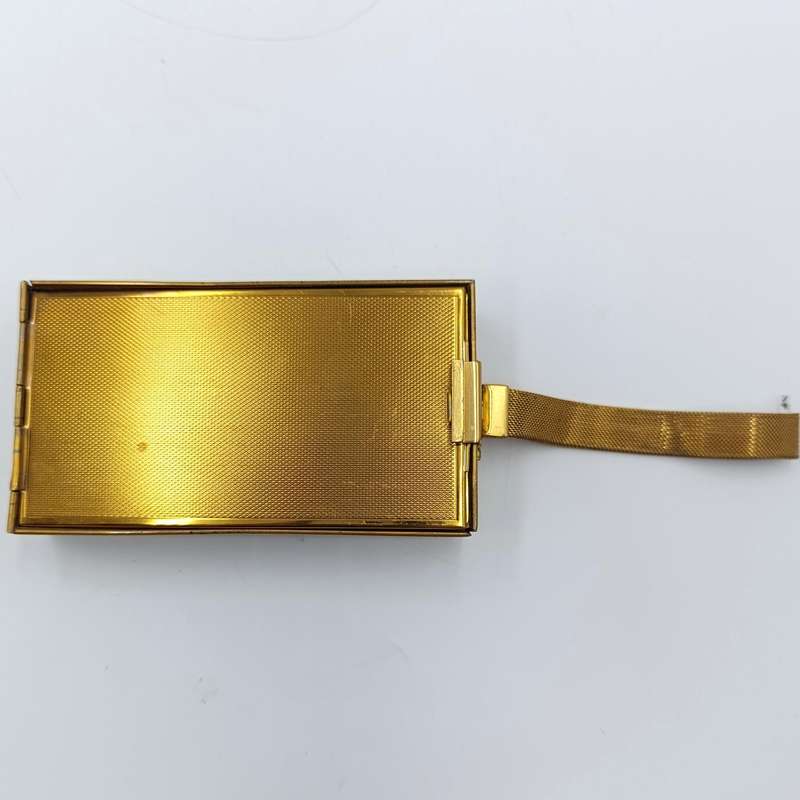 1930's LSM Parklane all-in-one vanity compact - gold colour - very unique