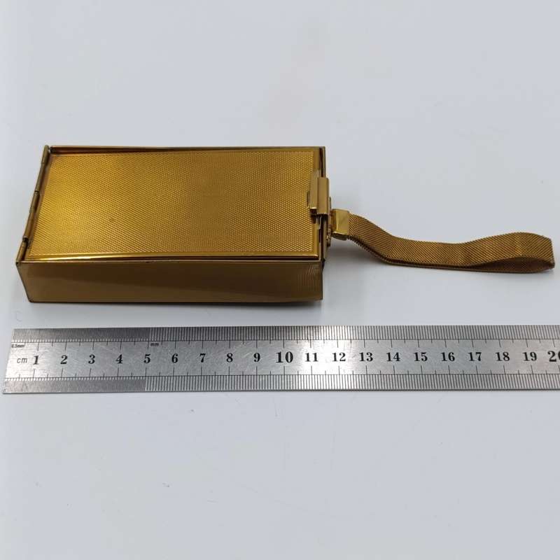 1930's LSM Parklane all-in-one vanity compact - gold colour - very unique