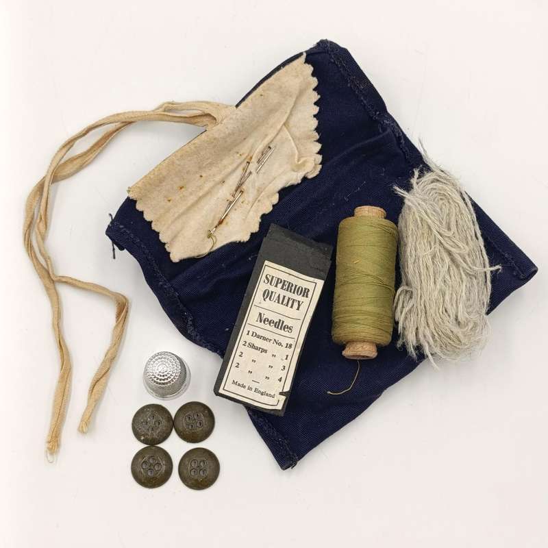 Vintage housewife sewing kit