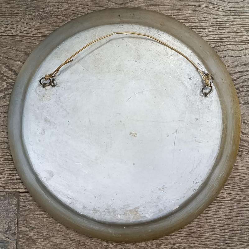 Vintage Dutch themed plaster wall plate