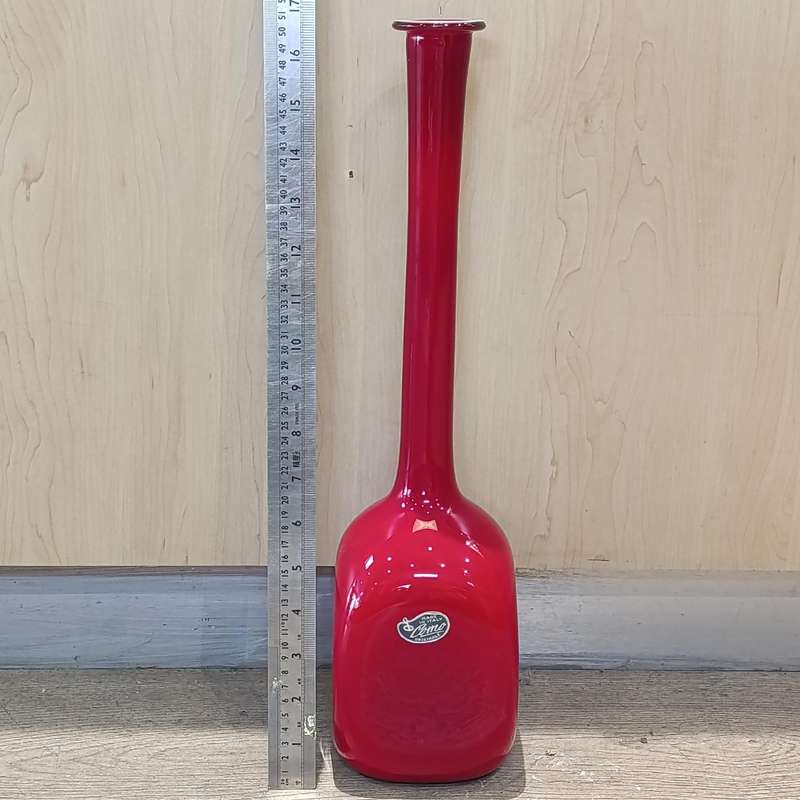 Vintage Italian Como Original murano glass flower vase