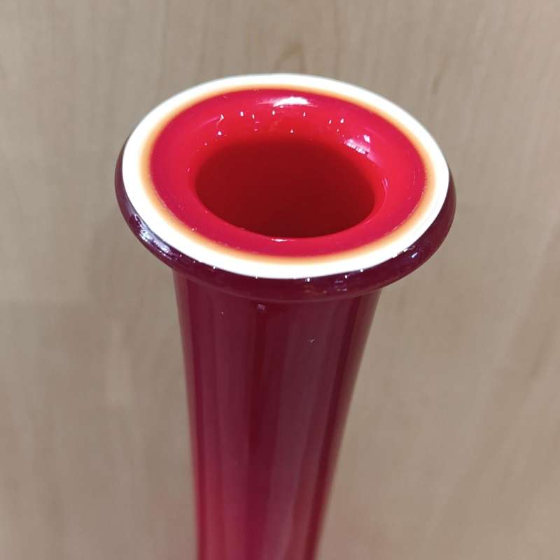 Vintage Italian Como Original murano glass flower vase