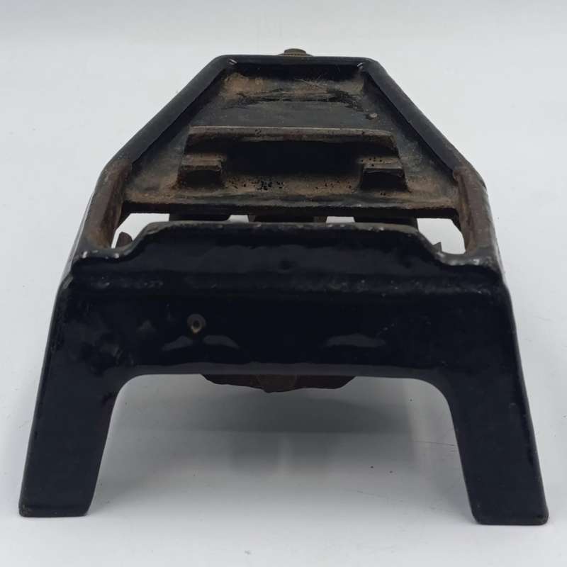 Vintage gas heated sad iron with heating stand