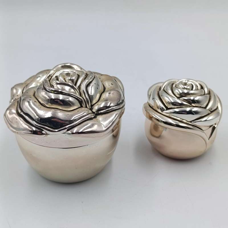 Rose Pair of jewelery boxes (heavy)