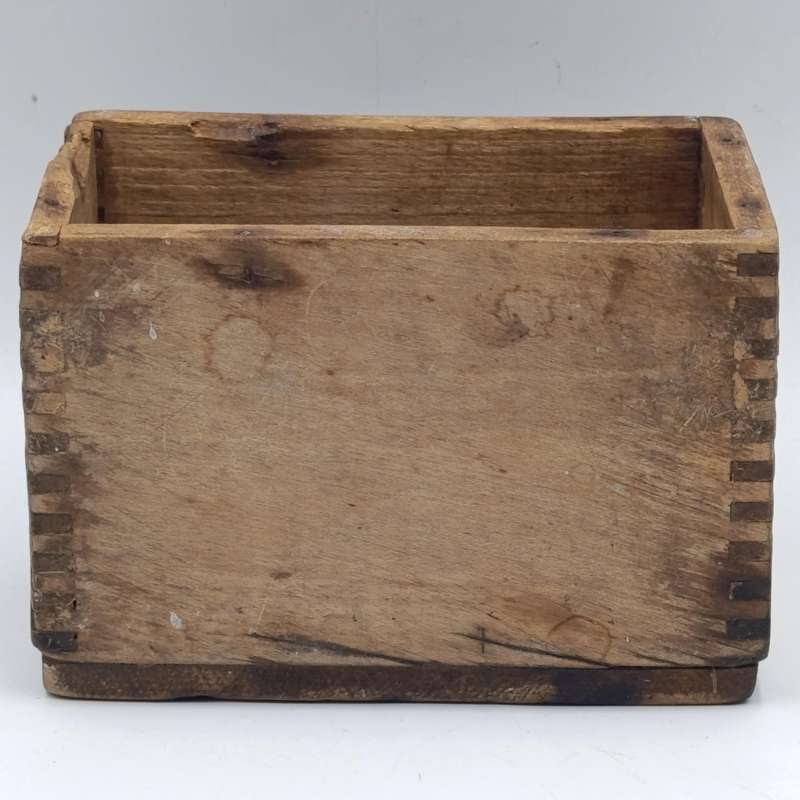 Antique wooden butter mould with press