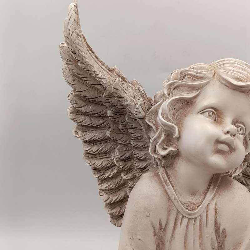 Beautiful Angel boy resin Statue - height 35cm