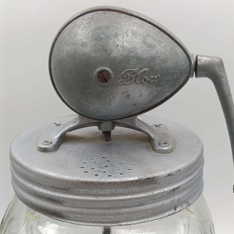 Antique Blow glass butter churn