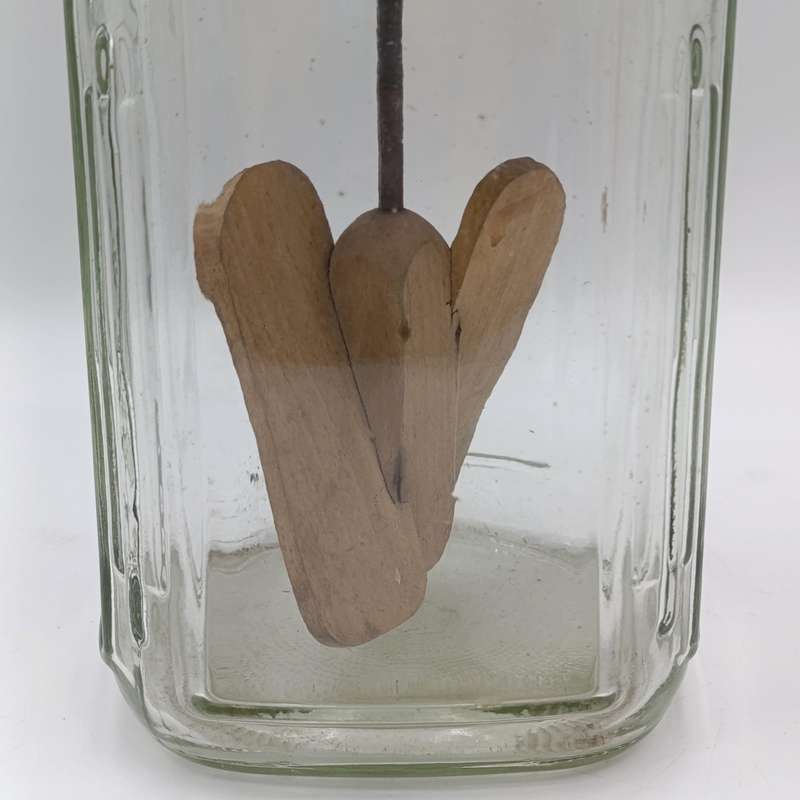 Antique Blow glass butter churn