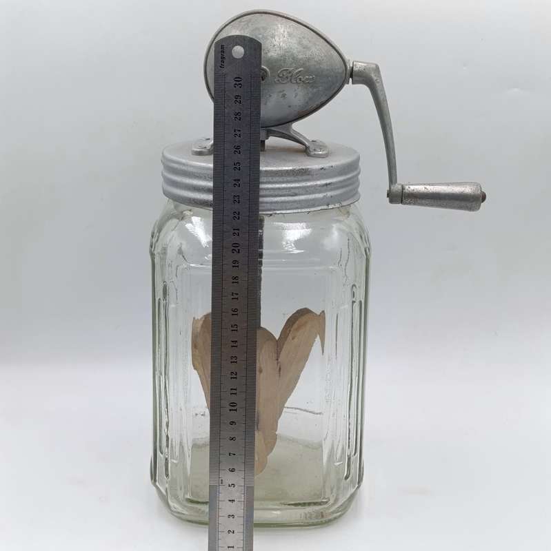 Antique Blow glass butter churn