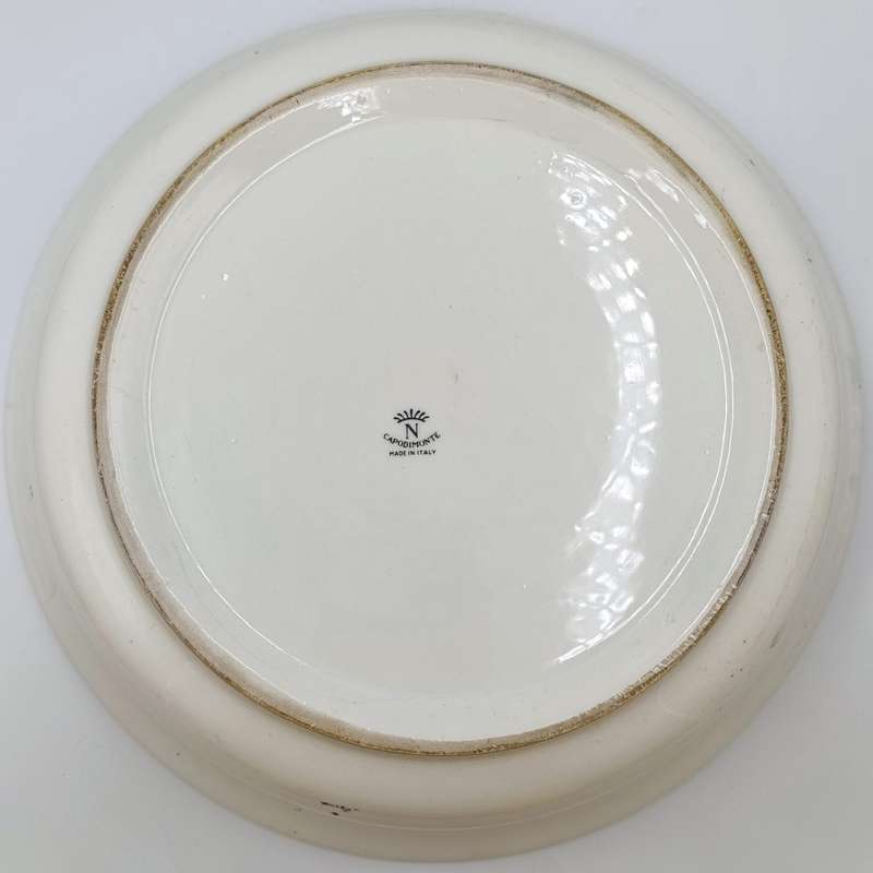 Vintage Capodimonte porcelain wash basin - some small paint chips